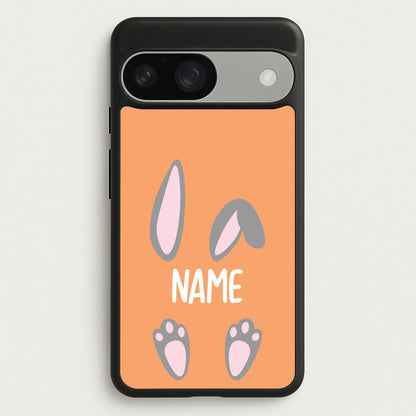 Grey Bunny Personalised  - Easter Phone Case for Google Pixel 9 / 9 Pro