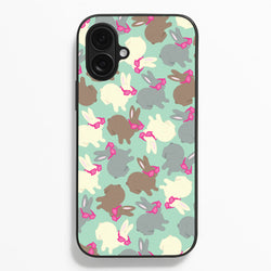 Bunny With Glasses Pattern Phone Case