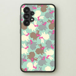 Bunny With Glasses Pattern  - Easter Phone Case for Galaxy A13