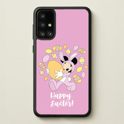 Happy Easter Pink   - Easter Phone Case for Galaxy A71