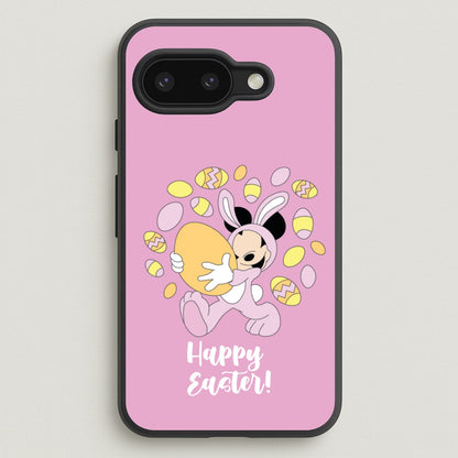 Happy Easter Pink   - Easter Phone Case for Google Pixel 9a