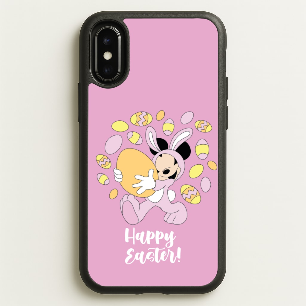 Happy Easter Pink   - Easter Phone Case for iPhone X / XS