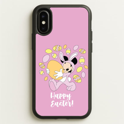 Happy Easter Pink   - Easter Phone Case for iPhone X / XS