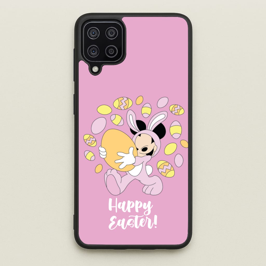 Happy Easter Pink   - Easter Phone Case for Galaxy A12