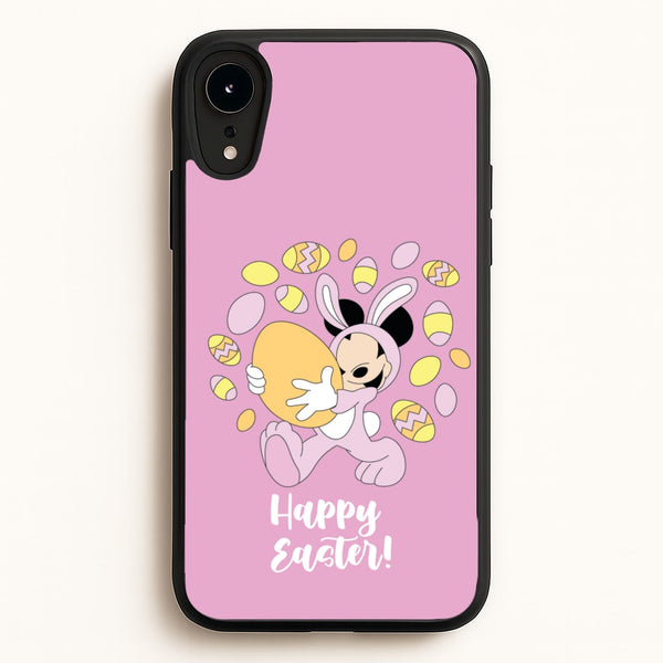 Happy Easter Pink   - Easter Phone Case for iPhone XR