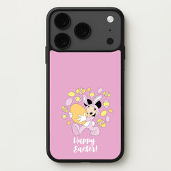 Happy Easter Pink Phone Case for iPhone 17 Pro Max