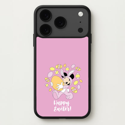 Happy Easter Pink Phone Case for iPhone 17 Pro Max