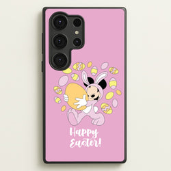 Happy Easter Pink   - Easter Phone Case for Galaxy S25 Ultra