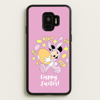 Happy Easter Pink   - Easter Phone Case for Galaxy S9