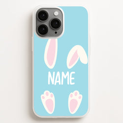 White Bunny Personalised  - Easter Phone Case for iPhone 16 Pro Max
