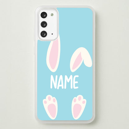White Bunny Personalised  - Easter Phone Case for Galaxy Note 20