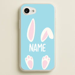 White Bunny Personalised  - Easter Phone Case for iPhone 16e