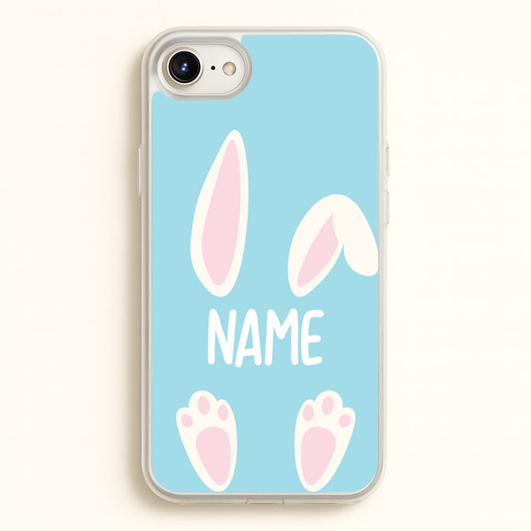 White Bunny Personalised  - Easter Phone Case for iPhone 6 / 7 / 8 / SE