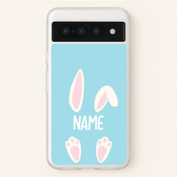 White Bunny Personalised  - Easter Phone Case for Google Pixel 7 Pro