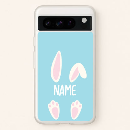 White Bunny Personalised  - Easter Phone Case for Google Pixel 8 Pro