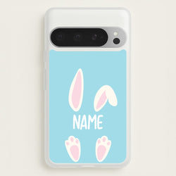 White Bunny Personalised  - Easter Phone Case for Google Pixel 9 Pro XL