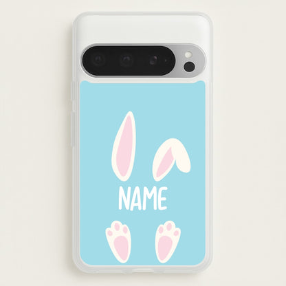 White Bunny Personalised  - Easter Phone Case for Google Pixel 9 Pro XL