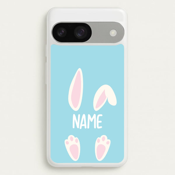 White Bunny Personalised  - Easter Phone Case for Google Pixel 9 / 9 Pro