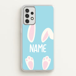 White Bunny Personalised  - Easter Phone Case for Galaxy A52 / A52s