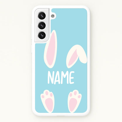White Bunny Personalised  - Easter Phone Case for Galaxy S22 Plus