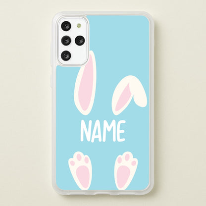 White Bunny Personalised  - Easter Phone Case for Galaxy S20 Plus