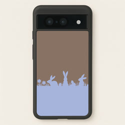 Bunny Outline   - Easter Phone Case for Google Pixel 8