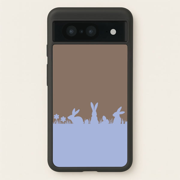 Bunny Outline   - Easter Phone Case for Google Pixel 8