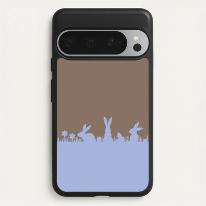 Bunny Outline   - Easter Phone Case for Google Pixel 9 Pro XL