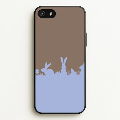 Bunny Outline   - Easter Phone Case for iPhone 5 / 5s / SE 2016