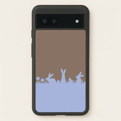 Bunny Outline   - Easter Phone Case for Google Pixel 7a