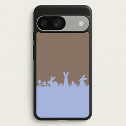 Bunny Outline   - Easter Phone Case for Google Pixel 9 / 9 Pro