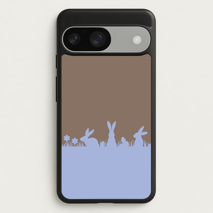 Bunny Outline   - Easter Phone Case for Google Pixel 9 / 9 Pro