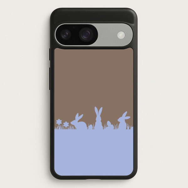 Bunny Outline   - Easter Phone Case for Google Pixel 9 / 9 Pro