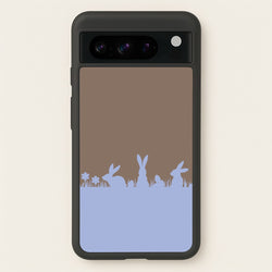 Bunny Outline   - Easter Phone Case for Google Pixel 8 Pro