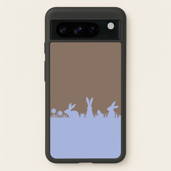 Bunny Outline   - Easter Phone Case for Google Pixel 8 Pro