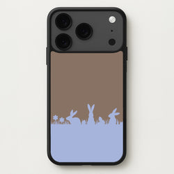 Bunny Outline Phone Case for iPhone 17 Pro Max