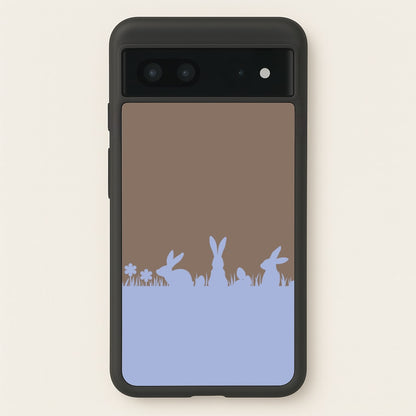 Bunny Outline   - Easter Phone Case for Google Pixel 7