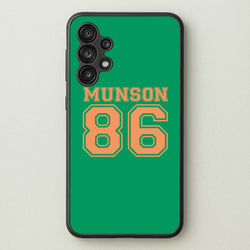 Munson 86 - Green  - Stranger Things Phone Case for Galaxy A13