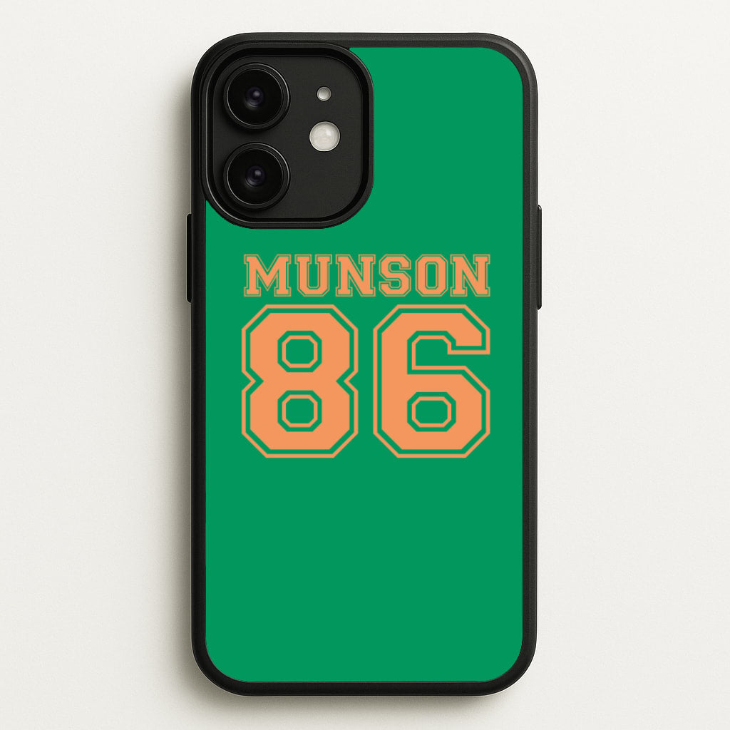Munson 86 - Green  - Stranger Things Phone Case for iPhone 11