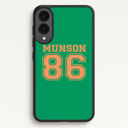 Munson 86 - Green  - Stranger Things Phone Case for Galaxy S25 Edge