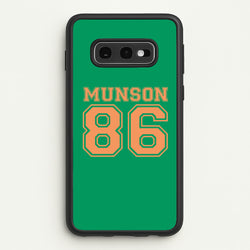 Munson 86 - Green  - Stranger Things Phone Case for Galaxy S10e