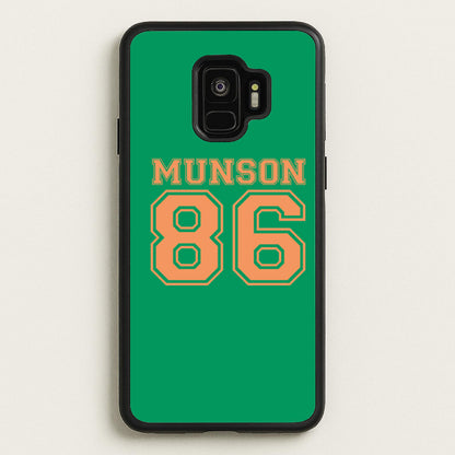 Munson 86 - Green  - Stranger Things Phone Case for Galaxy S9
