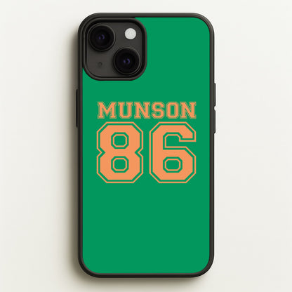 Munson 86 - Green  - Stranger Things Phone Case for iPhone 13 Mini