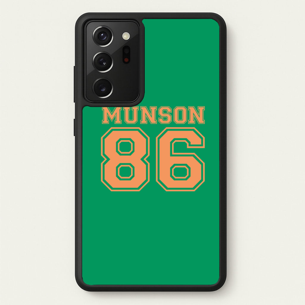 Munson 86 - Green  - Stranger Things Phone Case for Galaxy Note 20 Ultra