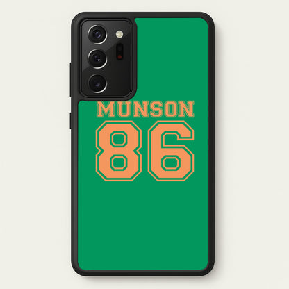 Munson 86 - Green  - Stranger Things Phone Case for Galaxy Note 20 Ultra