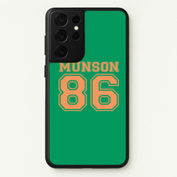 Munson 86 - Green  - Stranger Things Phone Case for Galaxy S21 Ultra
