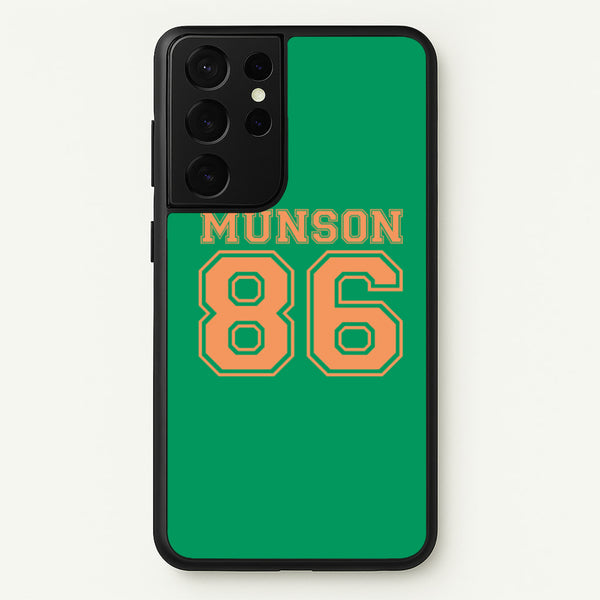 Munson 86 - Green  - Stranger Things Phone Case for Galaxy S21 Ultra