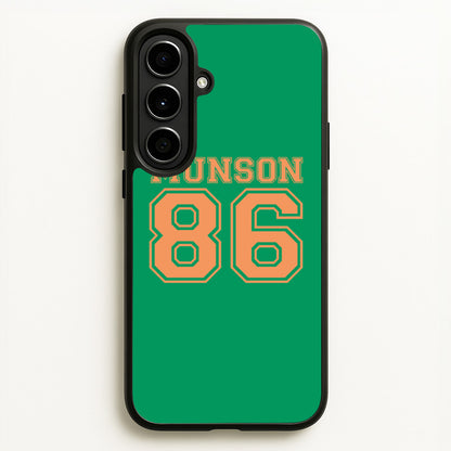 Munson 86 - Green  - Stranger Things Phone Case for Galaxy A56