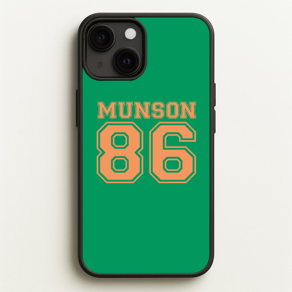 Munson 86 - Green  - Stranger Things Phone Case for iPhone 13