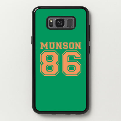 Munson 86 - Green  - Stranger Things Phone Case for Galaxy S8 Plus